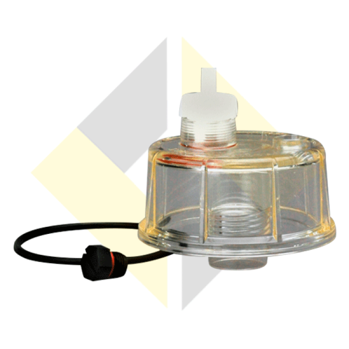 Imagem principal 139820 - Copo Filtro Separador de Agua - Comp. Case, Komatsu, Agrale - Linha Canavieira